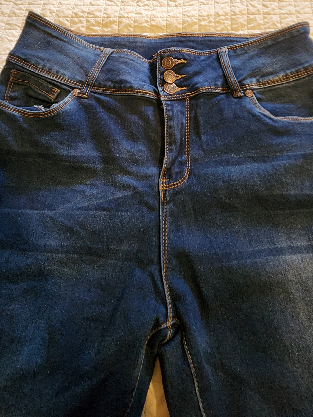 Womens BAMBOO SKINNY Jeans Size 15